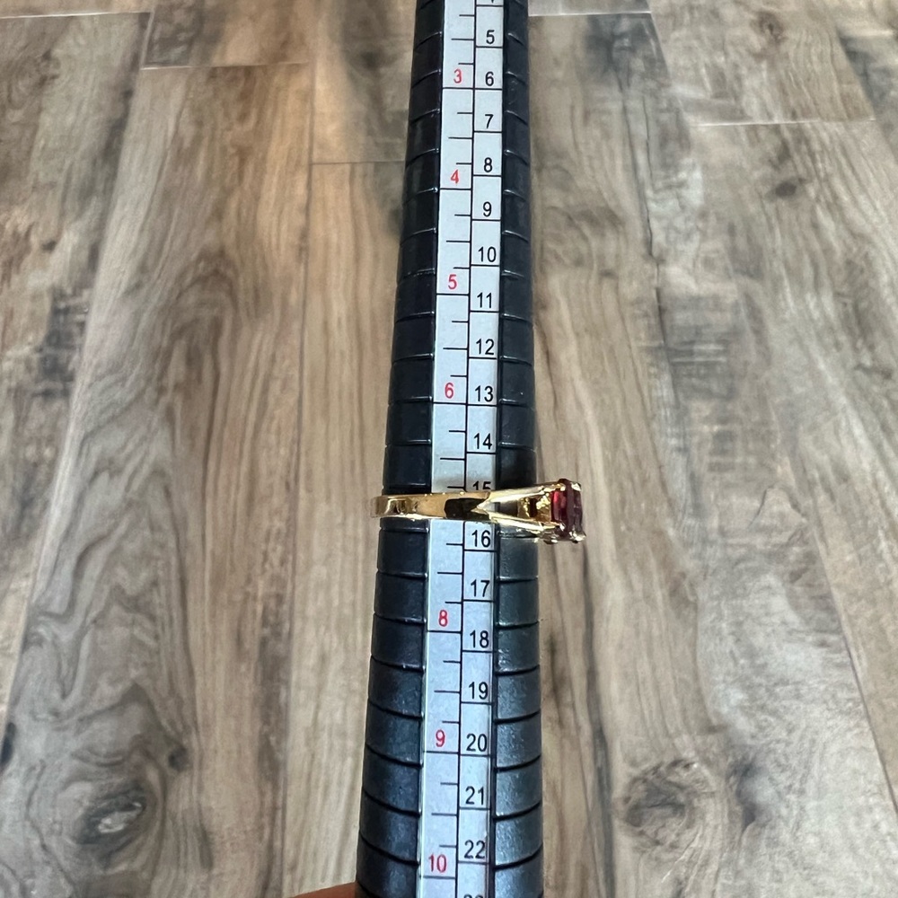 Amber Gemstone Ring - image 3